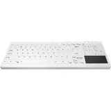 Active Key MedicalKey AK-C7412F Tastatur mit Touchpad - QWERTZ, Weiß