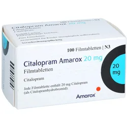 Citalopram Amarox 20 mg Filmtabletten 100 St