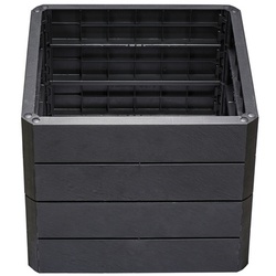 GARANTIA Hochbeet »Ergo Quadro L 75«, Stone, inkl. FLORA - grau