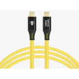 cobra tether USB-C auf USB-C 10 m Gelb