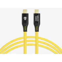 cobra tether USB-C auf USB-C 10 m Gelb