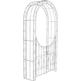 CLP - Rosenbogen Sina mit Tor antik weiß