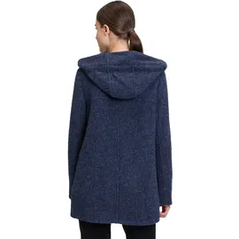 GIL BRET Wolljacke mit Kapuze 48, Moonlight Blue Melange | 48