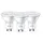 Philips LED Strahler 50W GU10 warmweiß 3 St.