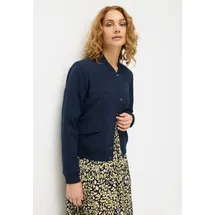 LASCANA Bomberjacke mit Druckknöpfen, Kurzjacke, sportlich-chic blau 34
