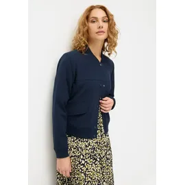 LASCANA Bomberjacke mit Druckknöpfen, Kurzjacke, sportlich-chic blau 34