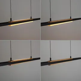 MONDO FAMERA 2-flg. 115 cm eckig Braun/Schwarz Holz/Metall