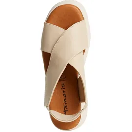 TAMARIS Keilsandaletten Damen Beige 40