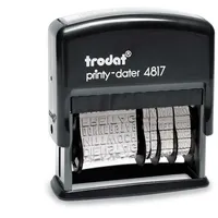 Trodat Printy 4817B Wortbanddrehstempel (ehem. 4812), Datum plus WOCHENTAGE,