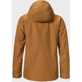 Schöffel Damen 3in1 Jacket Style Okere WMS, wasserdichte, atmungsaktive Outdoorjacke mit herausnehmbarer Fleecejacke, caramel, 36