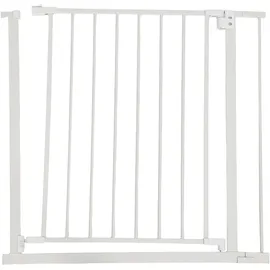 Relaxdays Treppenschutzgitter 75–100 cm Weiß