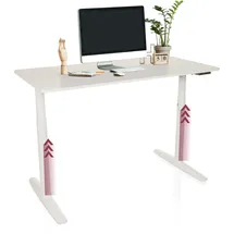 HJH Office Schreibtisch STAND PRO Weiß