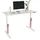 HJH Office Schreibtisch STAND PRO Weiß