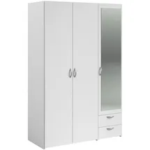 Parisot Drehtürenschrank Daily 120 x 185 x 51 cm Weiß