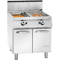 Bartscher Gas-Standfritteuse, 2 Becken