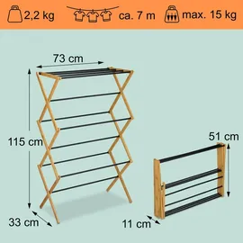 Relaxdays 7,2 m schwarz