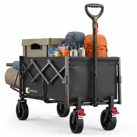 sunula Bollerwagen Faltbar 80L/115L schwarz