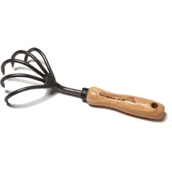 Handgrubber 5 Zinken mit Eschengriff
