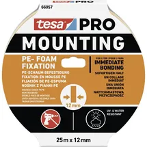Tesa Montageband PRO PE-Fixation 25 m x 12 mm 1 St.