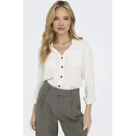 Only ONLYASMIN Hemdbluse Weiß M