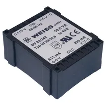 Weiss Elektrotechnik 83/248 Printtransformator 1 x 230 V 2 x 21 V/AC 10 VA