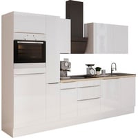 OPTIFIT Küchenzeile »Aken«, ohne E-Geräte, Breite 300 cm, weiß