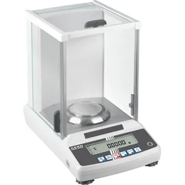 Kern Analysenwaage ABT 220-5DNM (mit Single-Cell Wiegesystem, mit Arbeitsschutzhaube, Automatischer Daten-Output, Ablesbarkeit 0,00001 g, Mehrbereichswaage, Digitale Waage) ABT 220-5DNM
