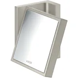 Hansgrohe Rasierspiegel Rectangular 1,7-fach 42649800 30 x 20 cm Edelstahl-Optik
