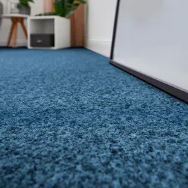 Andiamo Teppichboden ANDIAMO "Invita, Nadelvlies, Gesamthöhe 5 mm, Luxusklasse LC1", blau (denim), B:200cm L:300cm, Kunstfaser, Teppiche, melierte Optik, Breite 200 cm oder 400 cm, robust & strapazierfähig