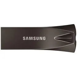 Samsung BAR Plus (2020) Typ-A 64GB USB-Stick Titan Grey Ohne Schutzkappe, bis zu 400 MB/s, USB 3.2 Gen 1x1 (5 Gbit/s)