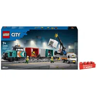 LEGO City Hafengüterzug mit Kran und LKW 60509