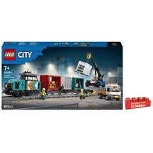 LEGO City Hafengüterzug mit Kran und LKW 60509
