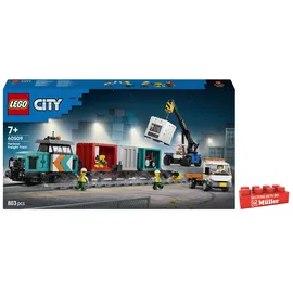 LEGO City Hafengüterzug mit Kran und LKW 60509