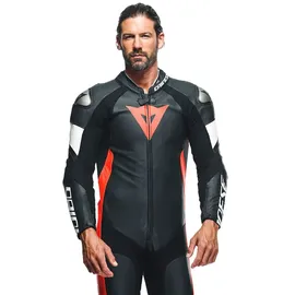 Dainese Tosa 1-tlg. schwarz/neon-rot/weiß 56