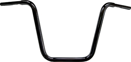 FEHLING Ape Hanger, 1 1/4 Zoll, H 40 cm, sw, schwarz