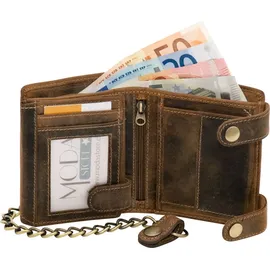 GREENBURRY Vintage Geldbörse VIII Herren Portemonnaie braun