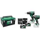 Hikoki Combo-Kit Akku Bohrschrauber + Schlagschrauber KC18DE