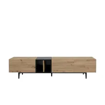 les tendances Nola TV-Lowboard 195 x 48 x 37 cm Braun/Holz