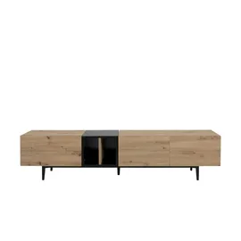 les tendances Nola TV-Lowboard 195 x 48 x 37 cm Braun/Holz