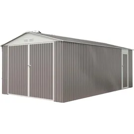 Habitat et Jardin Metallgarage Nevada mit Flügeltür - 18,56 m2