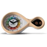 KIDYWOLF Analoger & digitaler Wecker rosa