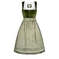 Nübler Trachtenkleid Midi Dirndl Kamila in Grün von Nübler grün 38
