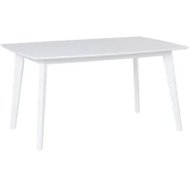 Beliani Esstisch Weiß 90 x 150 cm