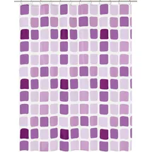 KLEINE WOLKE Duschvorhang Sonny 180 x 200 cm Violett