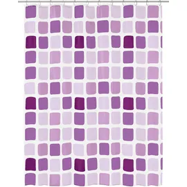 KLEINE WOLKE Duschvorhang Sonny 180 x 200 cm Violett