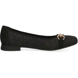 CAPRICE Da.-Ballerina für Damen, schwarz, Größe 41 EU