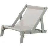 Trixie Strandstuhl Strong Edition Grau