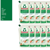 (1L|3,99) 10x1L Frosch Mandelmilch Weichspüler 400WL | vegan & Bio