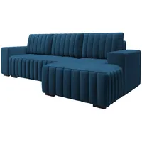 Mirjan24 Ecksofa Blau,