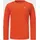 Schöffel Funktionsshirt "Longsleeve Rodica2 M", Herren, Gr. 48, orange (5480, orange), Oberstoff : 88% Polyester 12% Lyocell, sportlich, Rundhals, Langarm, Shirts